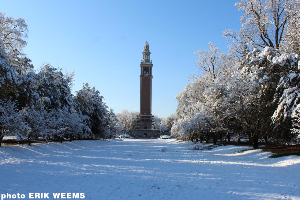 The Carillon in snow - Richmond VA