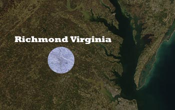 Satellite Image Virginia