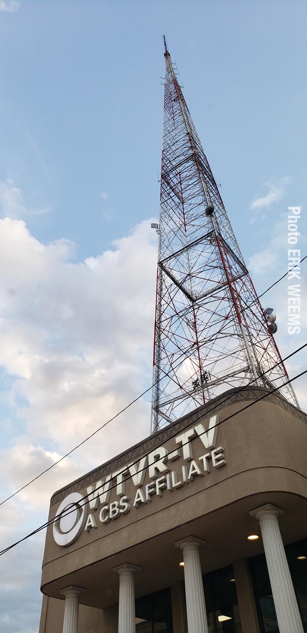 WTVR Radio and TV Tower Richmond Virginia