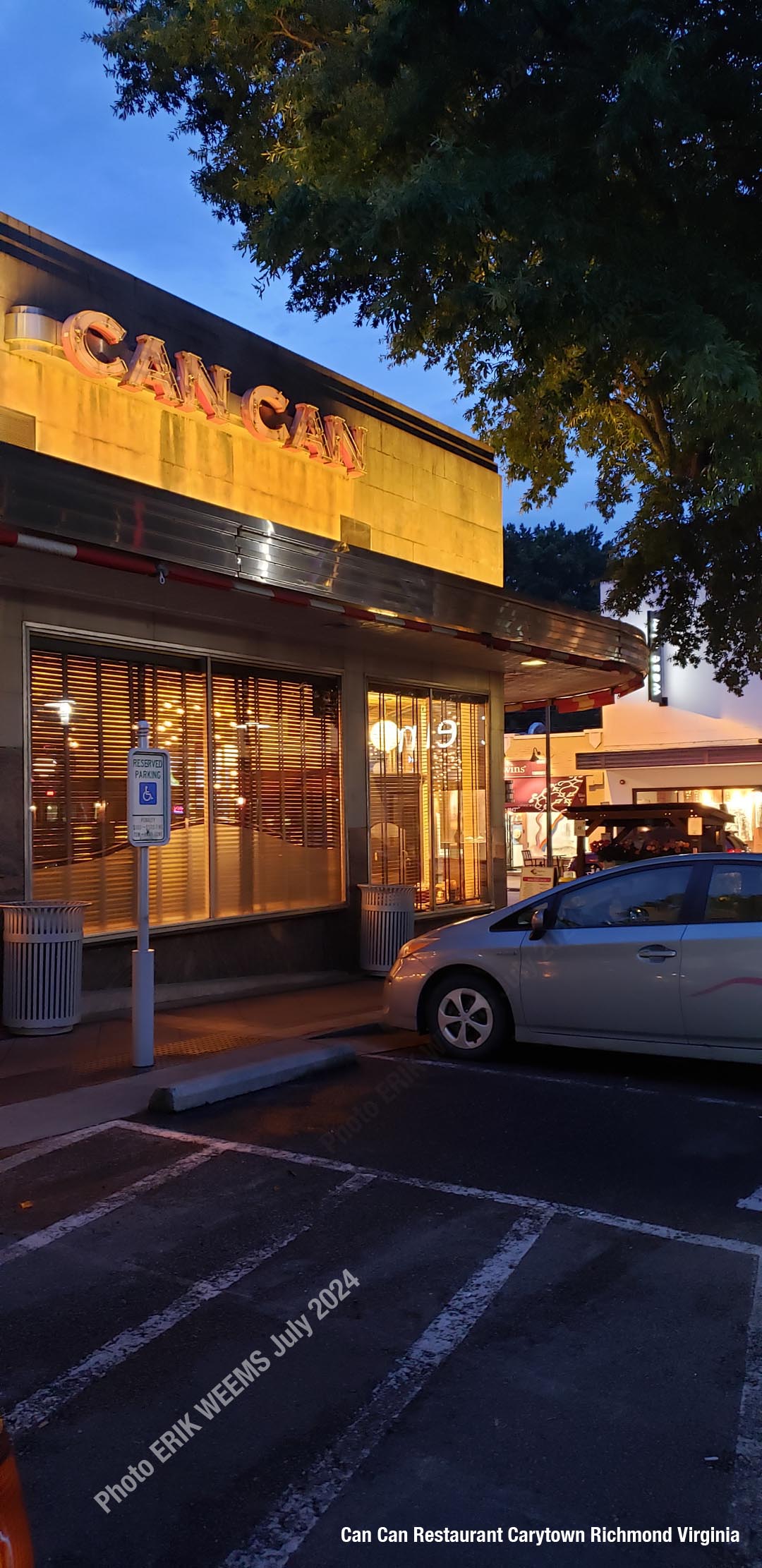 Can Can Restaurant Carytown Richmond Virginia July