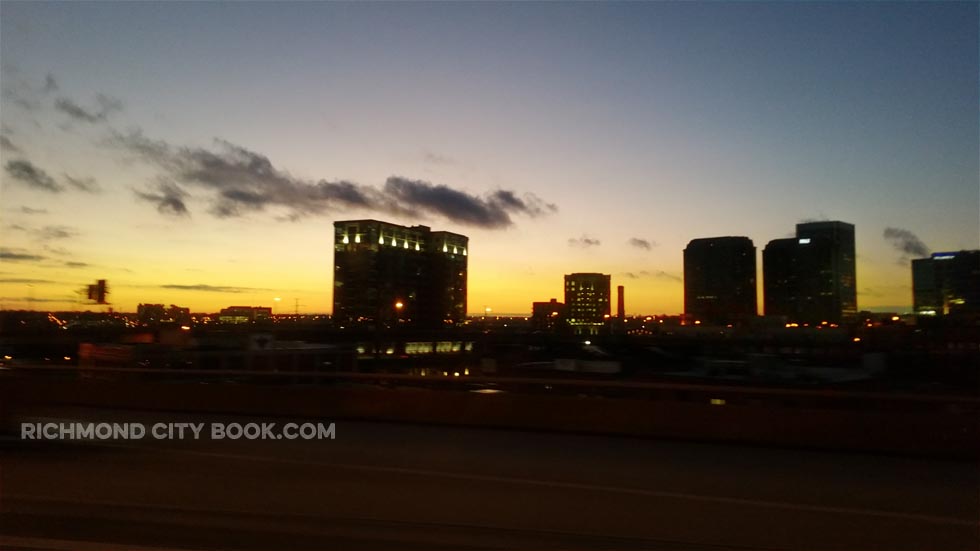 Richmond Virginia Skyline Jan 2016