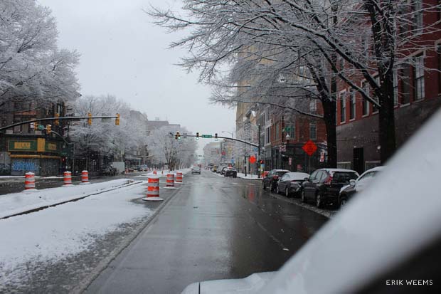 Broad Street Richmond Virginia Snow