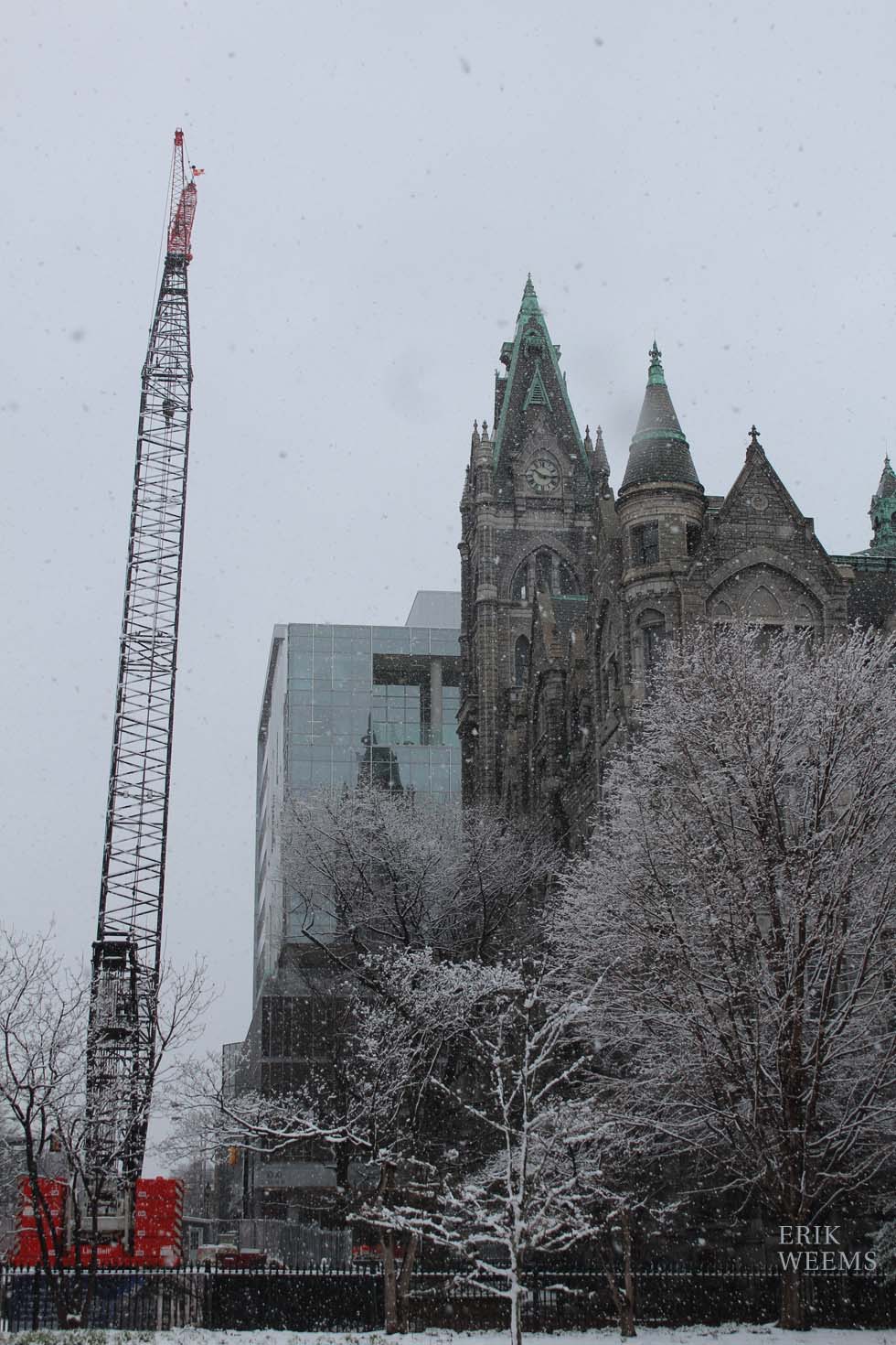 Old City Hall in the Snow Richmond Virginia