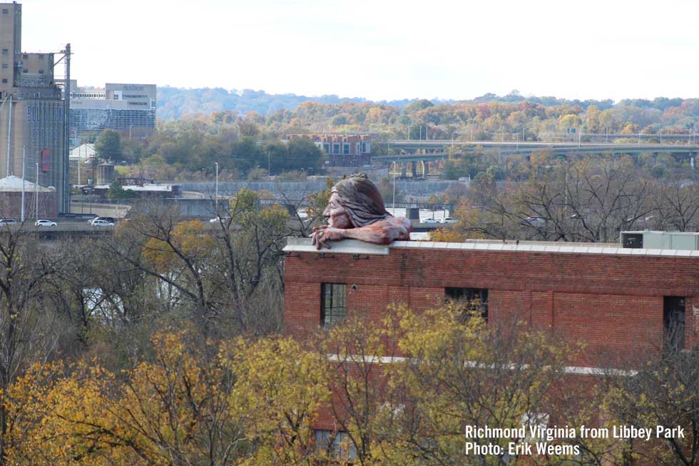 Libbey Park view of Richmond Virginia in Autumn