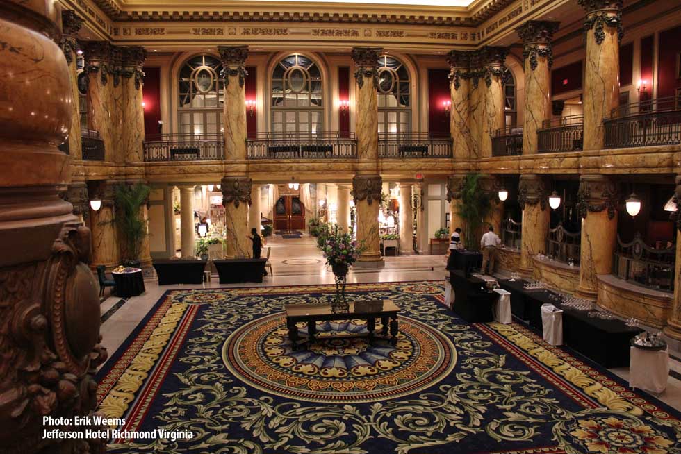 Inside the Jefferson Hotel Richmond Virginia