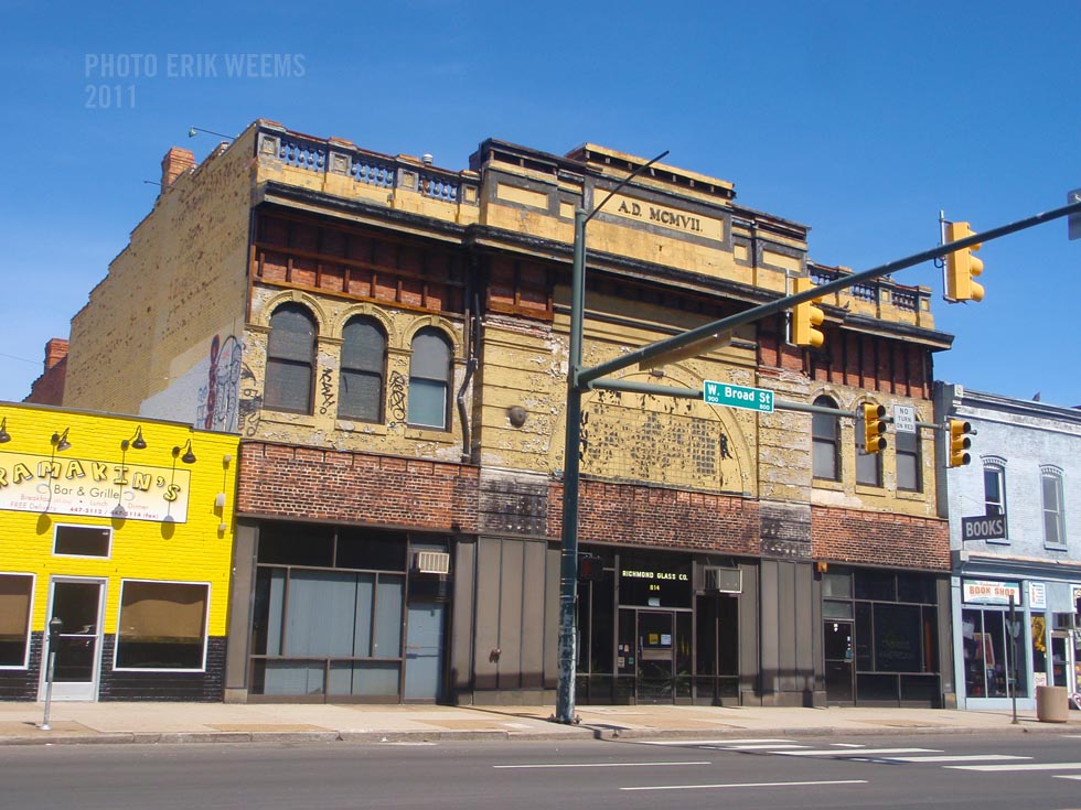 Downtown Richmond Glass Building Broad Street 2011