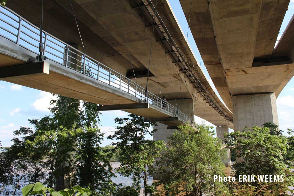 Below Robert E Lee Bridge