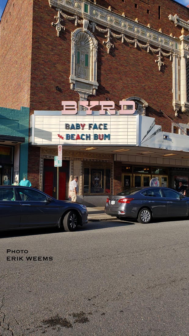 Baby Face and Beach Bum at Byrd Theater in Carytown Richmond Virginia