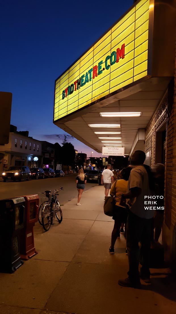 Outside the Byrd Theater in Carytown Richmond Virginia