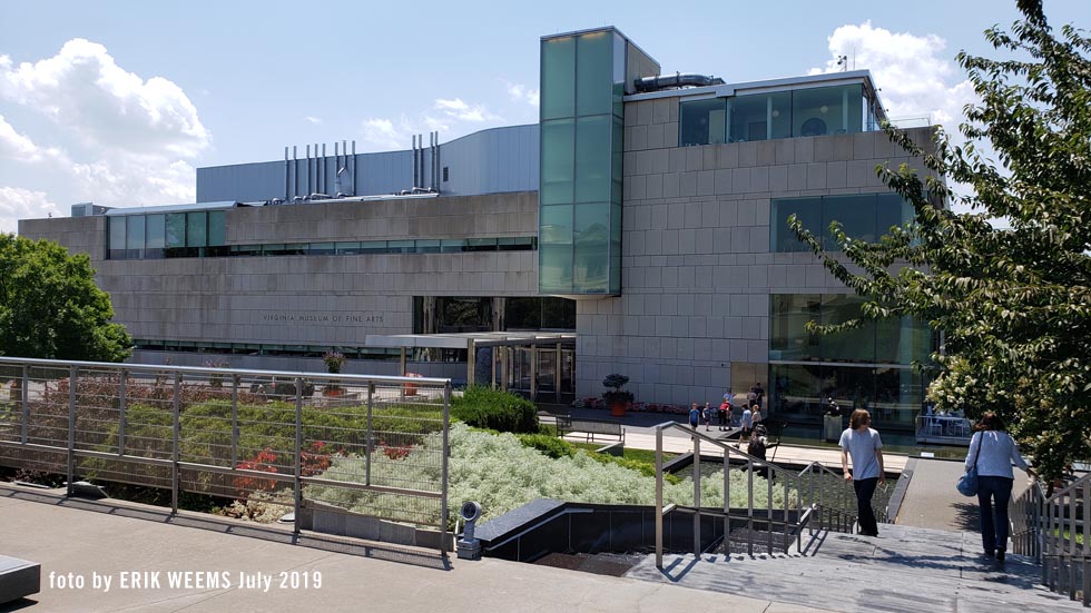 Outside the VMFA Museum Richmond Virginia