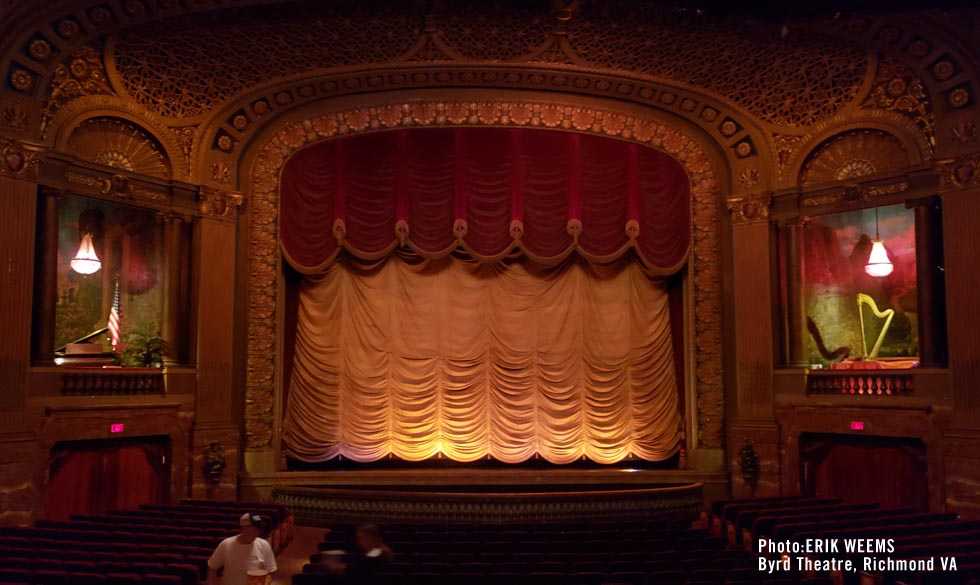 Byrd Theater inside Seats
