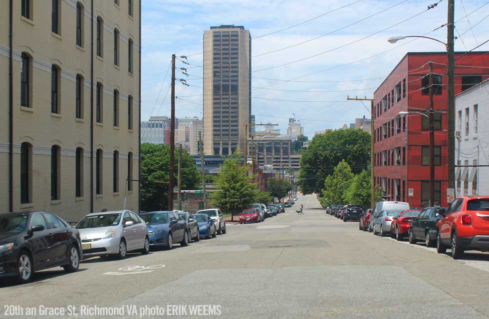 20th and Grace Street Shockoe Bottom Richmond Virginia