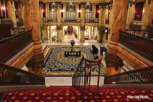Jefferson Hotel staircase