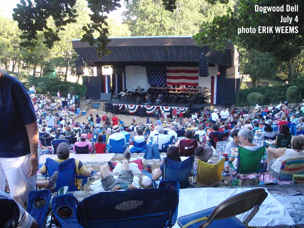 July 4th at Dogwood Dell Richmond - Byrd Park