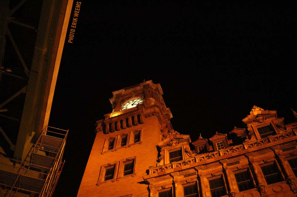 Old Train Station on Main in Richmond by Night