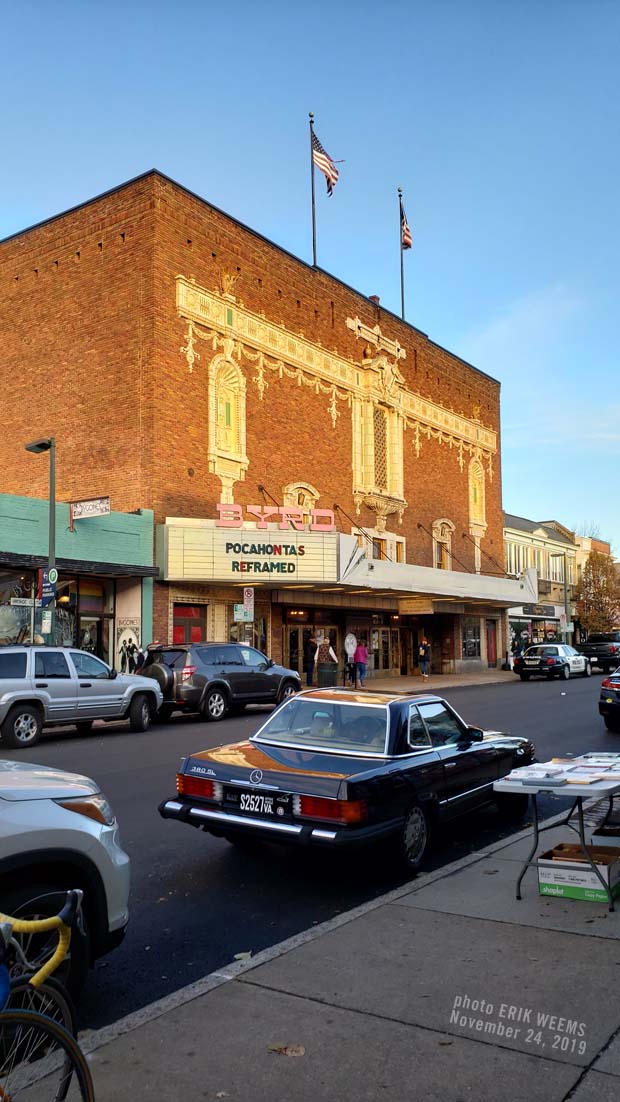 Byrd Theater Autumn Pocahontas Reframed November 2019