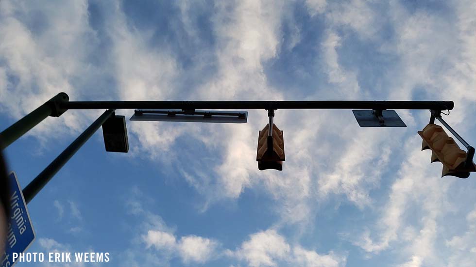 Sky and Traffic Lights over Richmond