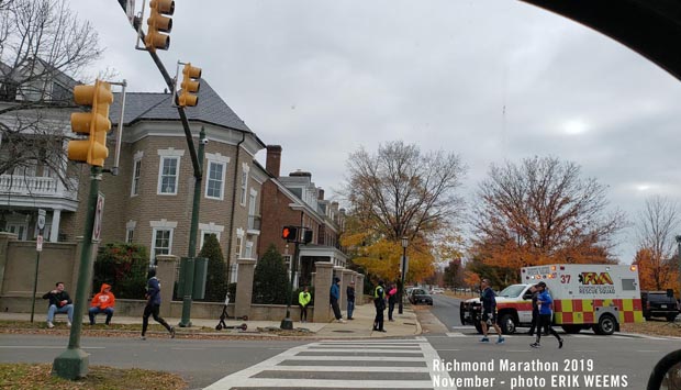 Runners of the Richmond Marathon November 14, 2019