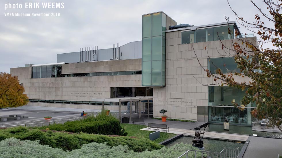 Winter at the VMFA Museum Richmond Virginia