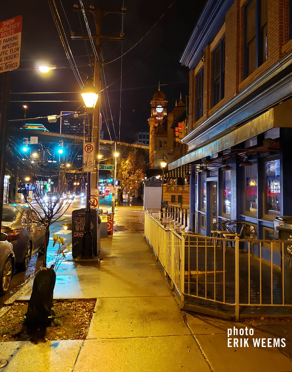 Historical Train Station Richmond Virginia at night