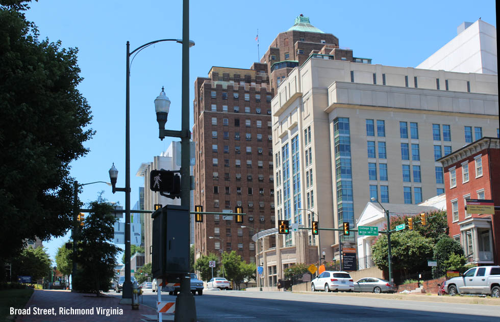 Downtown Richmond Virginia Broad Street