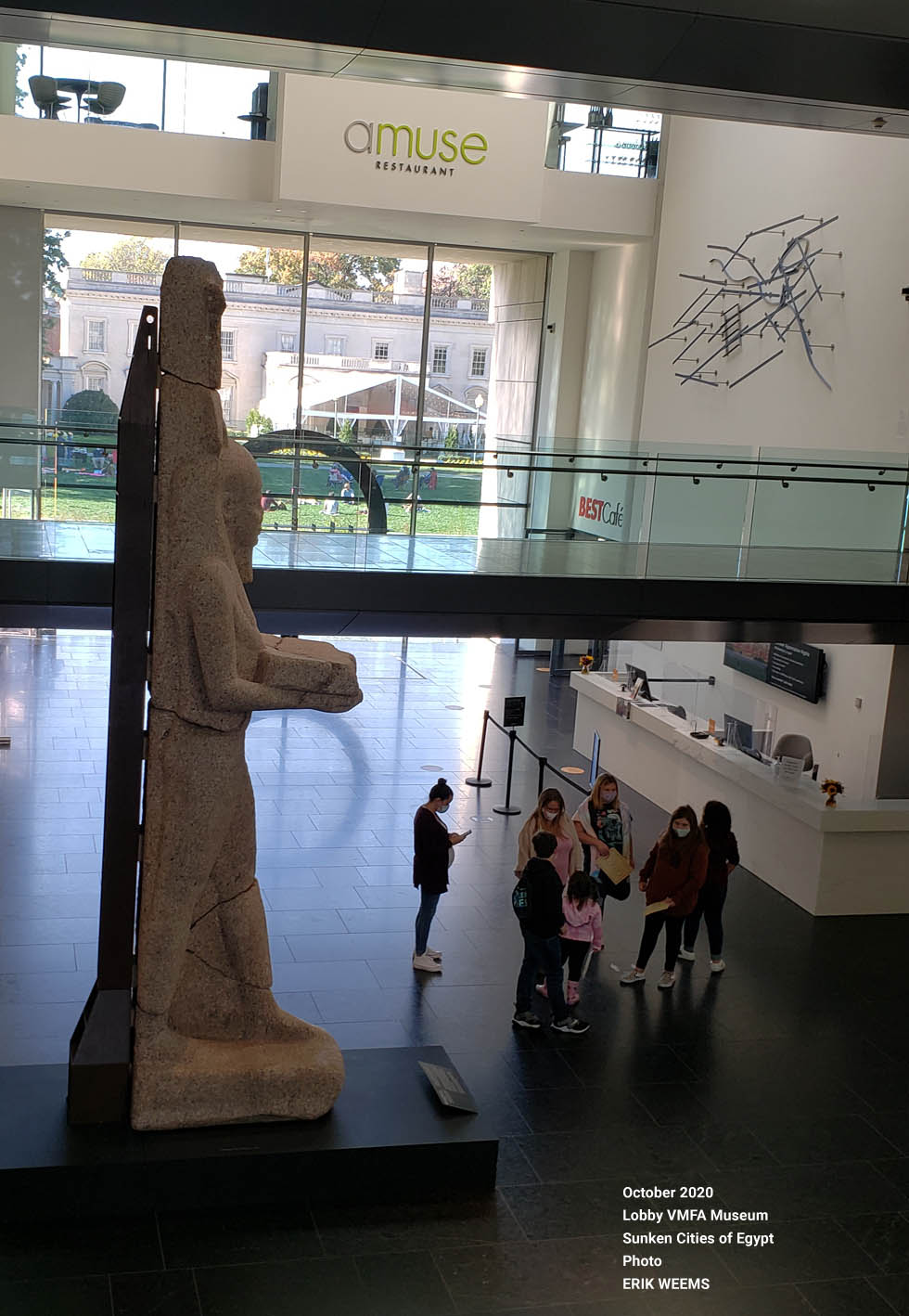 Lobby of the VMFA for Sunken Cities of Egypt