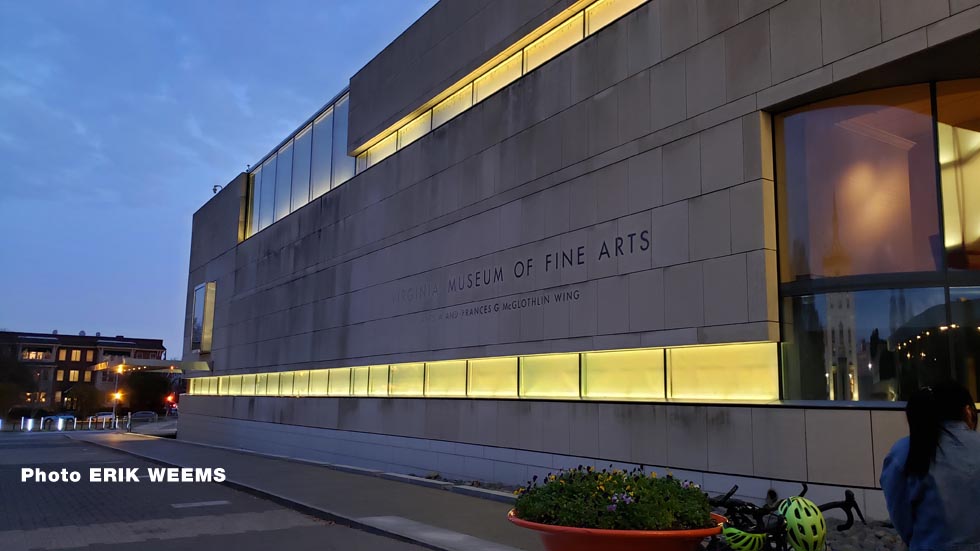 VMFA Museum at night 