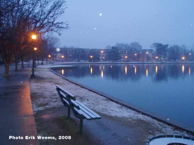 Fountain Lake Snow 2008