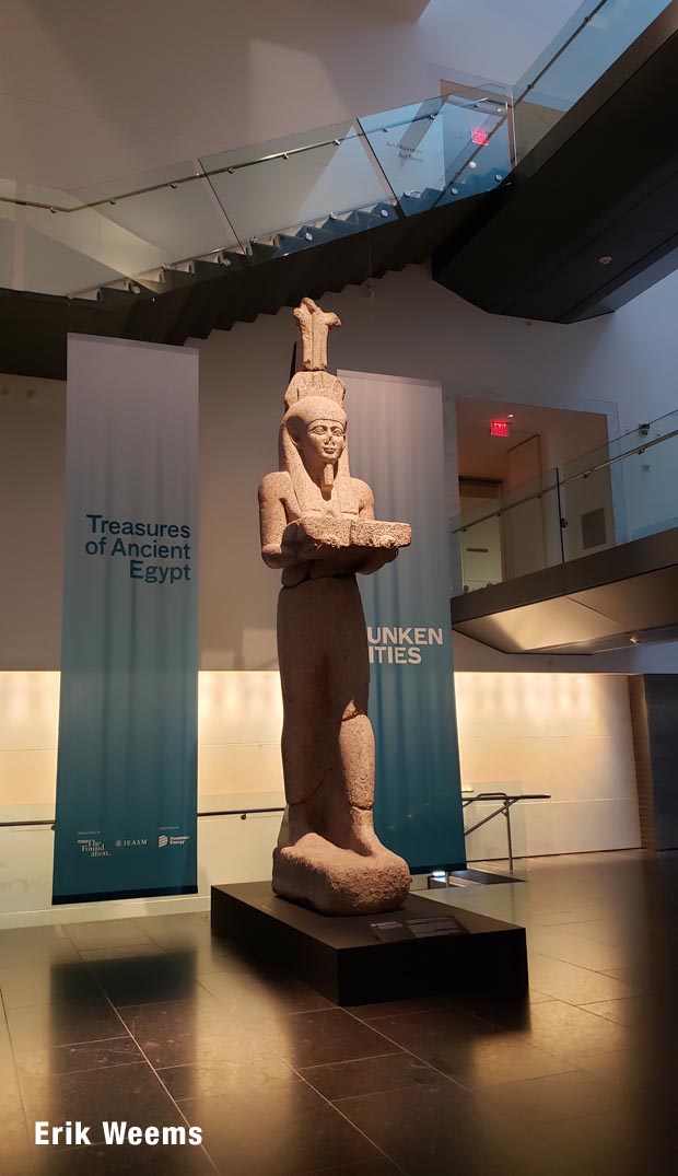 Sunken Cities of Egypt Statue