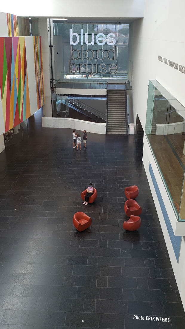 Lobby hall at the VMFA Museum