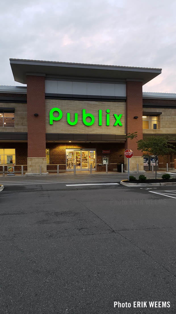 Publix building at Three Chopt at the Village Richmond on Three Chopt Road