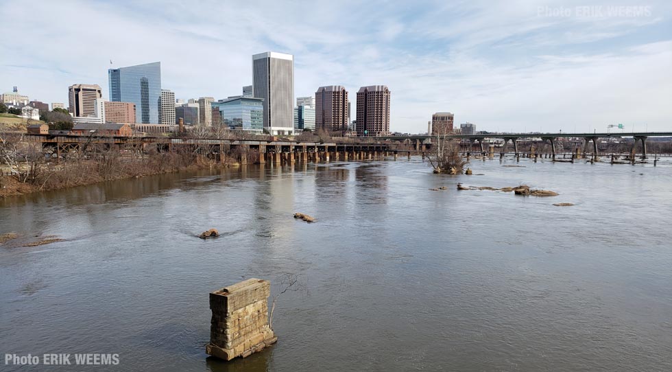 Richmond Virginia on the James River