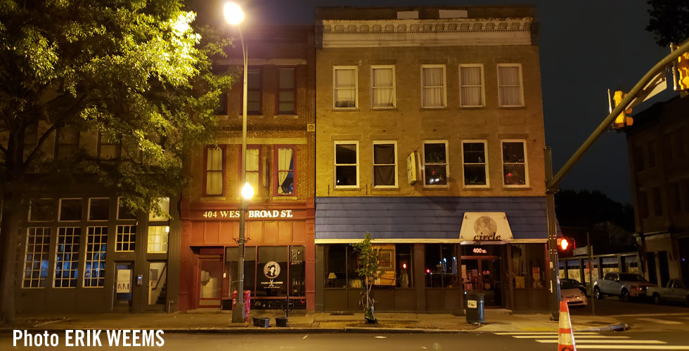 Broad Street at night Richmond Virginia