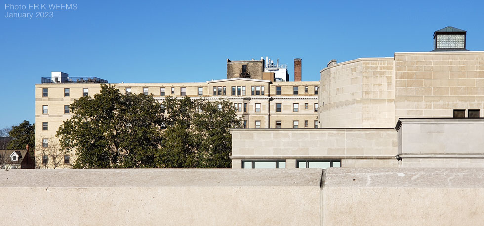 From atop the VMFA parking garage looking toward Richmond