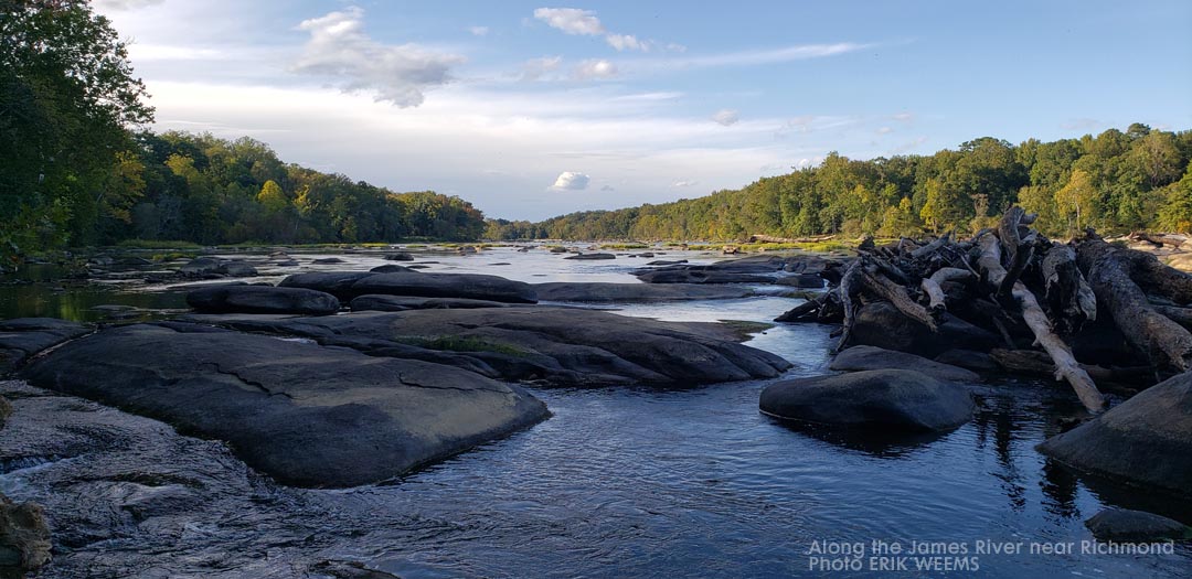 Along the James River near Richmond