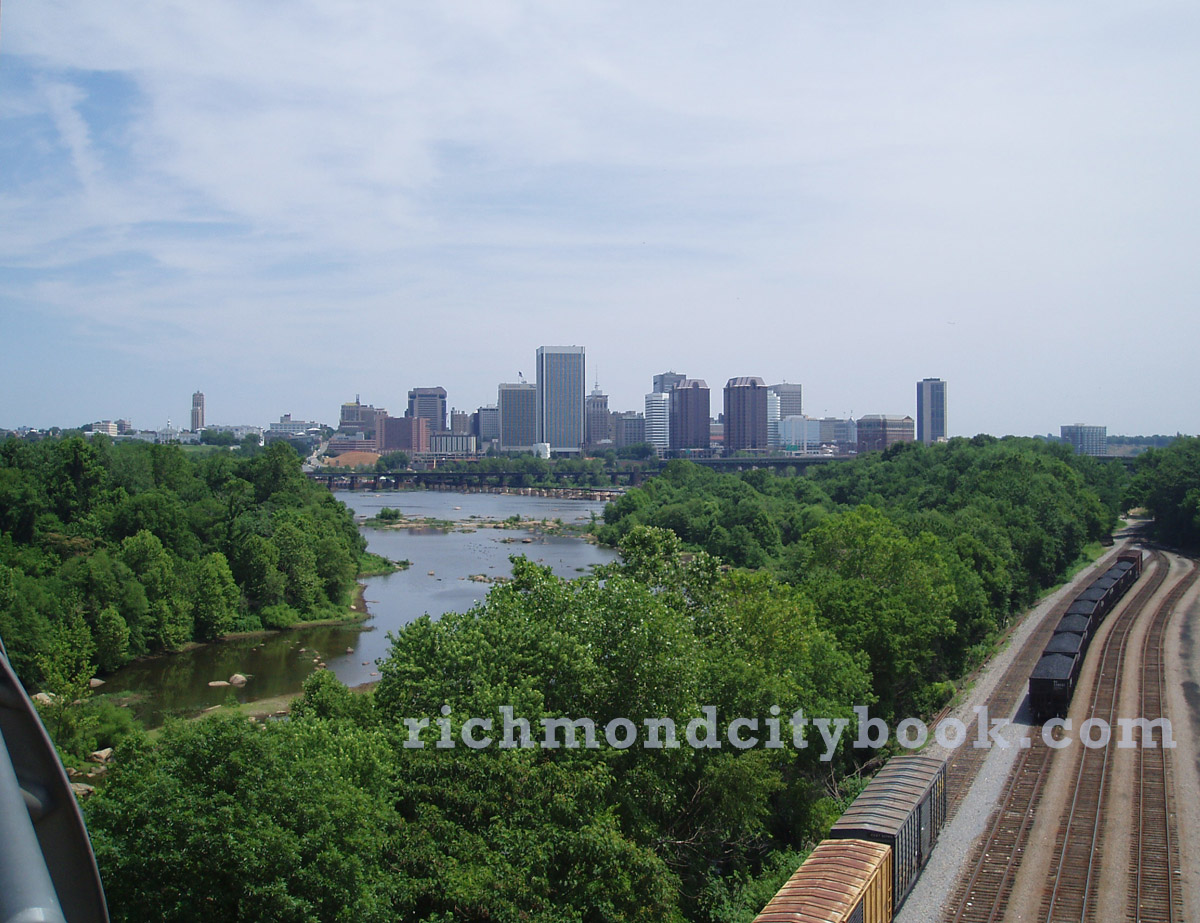 Richmond City from the Robert E Lee Bridge