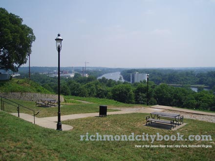 Libby Park View of James River Richmond Virginia